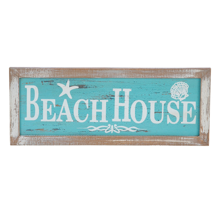 Beach House Framed Plaque