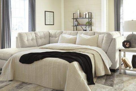 Falkirk RAF Full Sleeper Sectional- Parchment