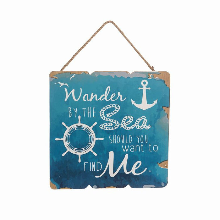 Wander by Sea Sign