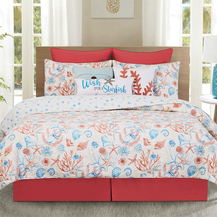 Shelly Shores Quilt Set- Full/Queen