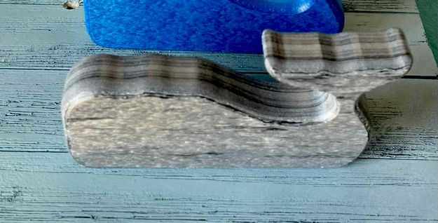 Whale Wall Hook- Driftwood Gray