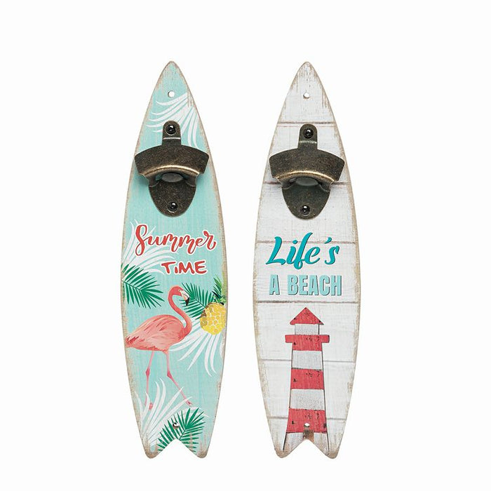 Surfboard Wall Bottle Opener