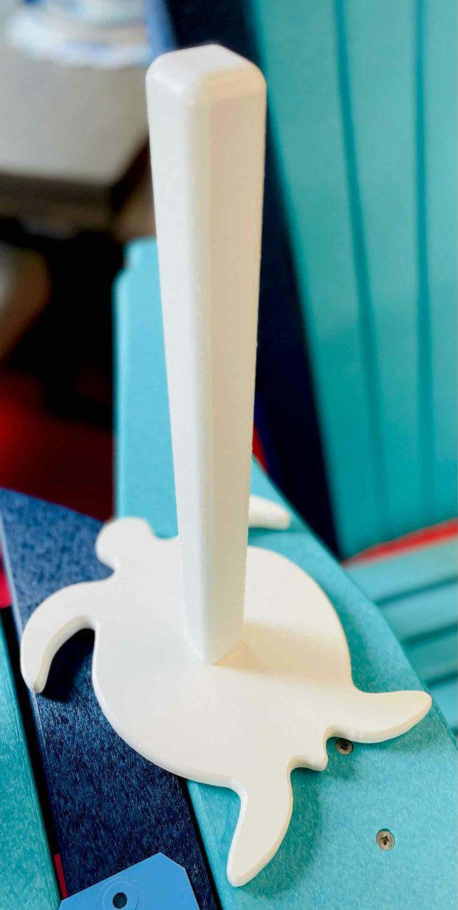 Turtle Paper Towel Holder- White