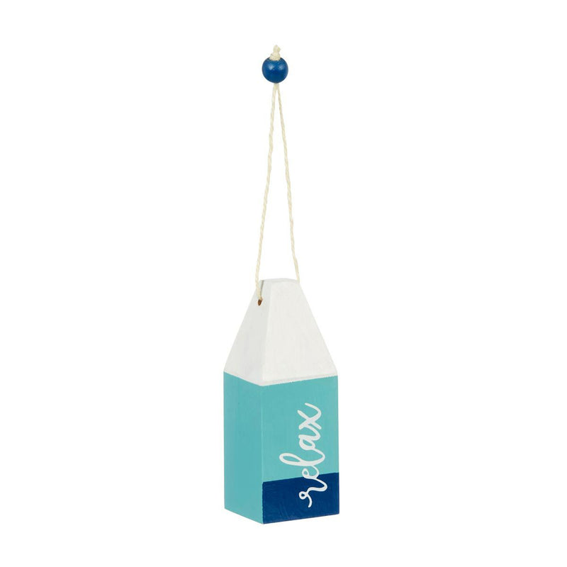 Wooden Hanging Wall Buoy- Relax