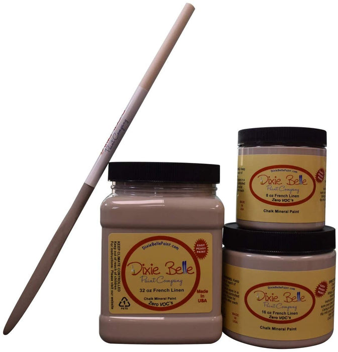 8oz Chalk Mineral Paint- French Linen