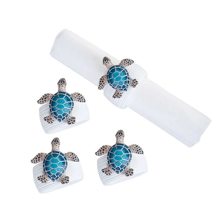 Sea Turtle Napkin Ring (Set of 4)