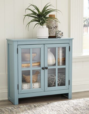 Nalinwood Accent Cabinet- Teal