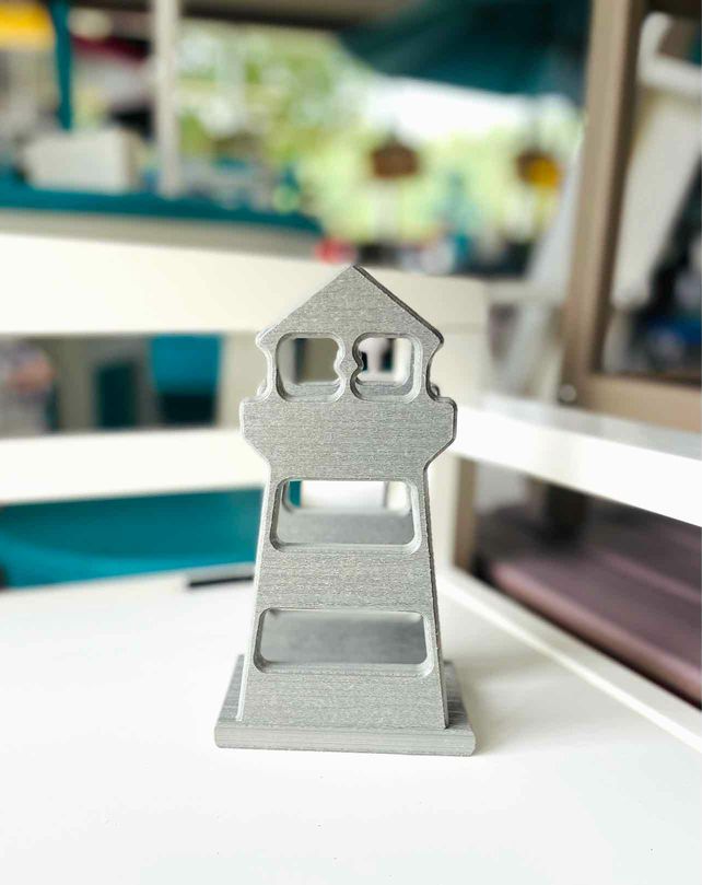 Lighthouse Napkin Holder- Driftwood Gray