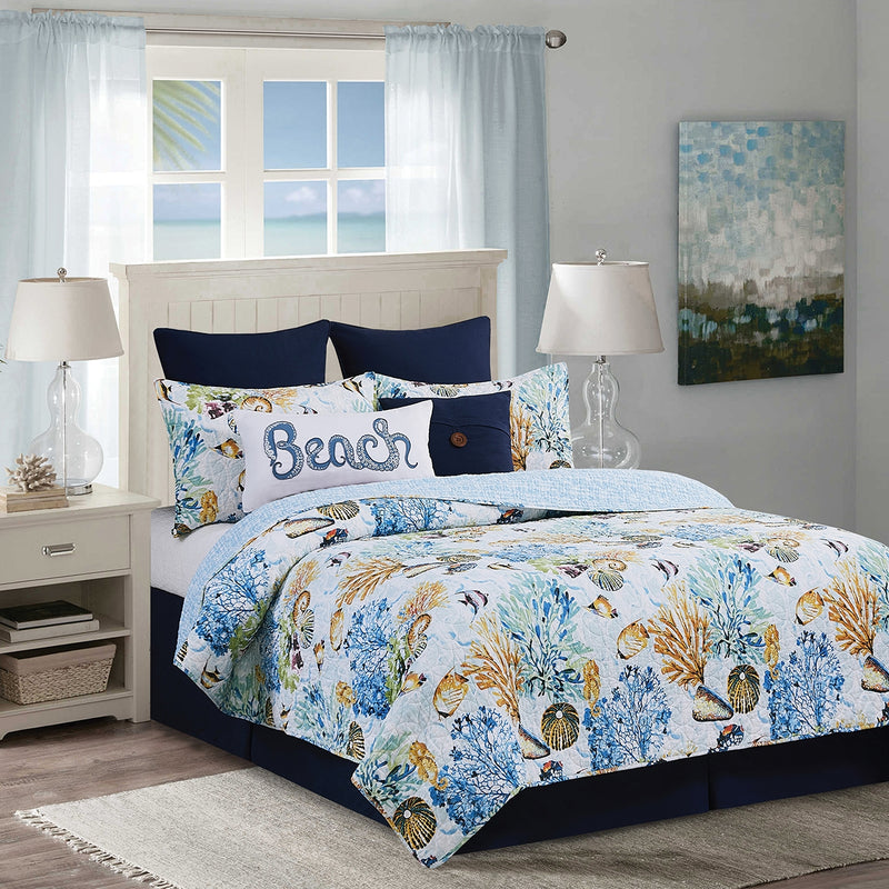 Makena Beach Quilt Set- King