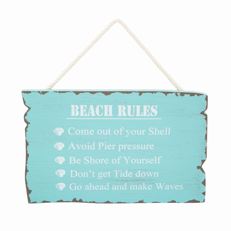 Beach Rules Sign