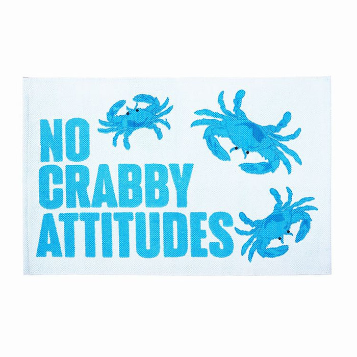 Dhurrie Mat- No Crabby Attitudes