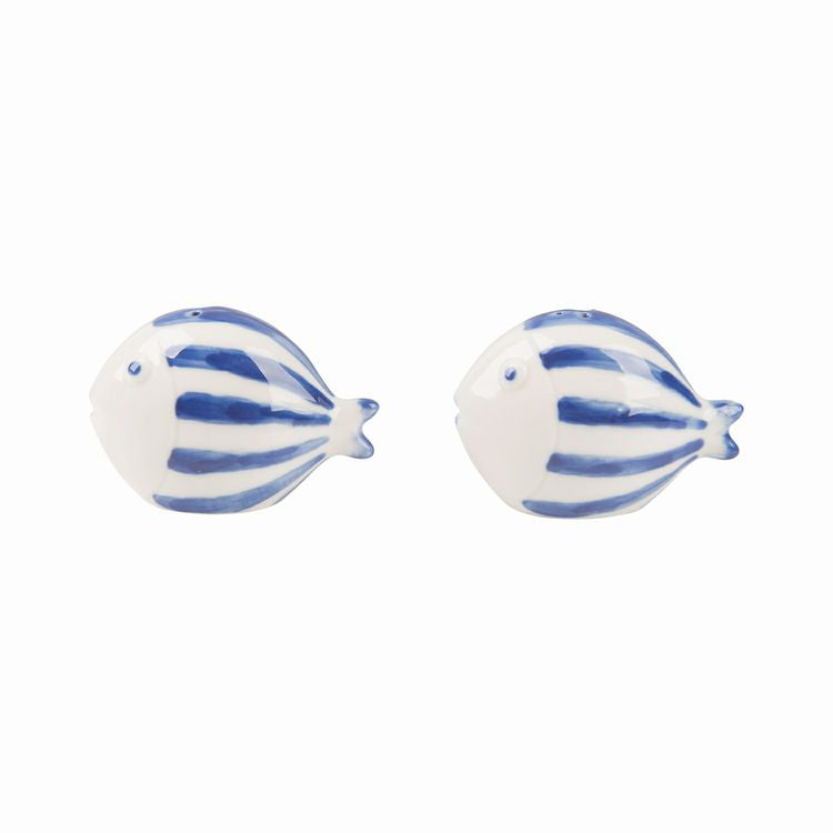 Salt & Pepper Shakers- Stripe Fish