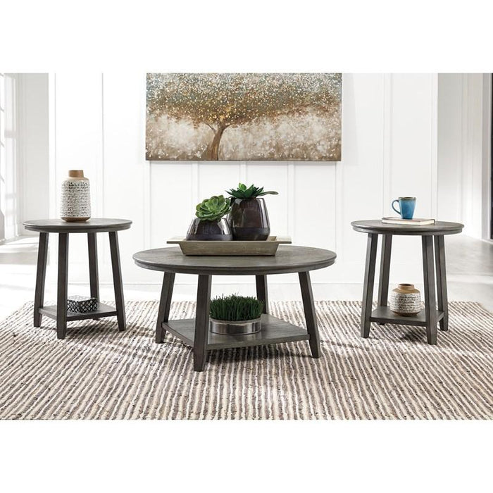 Caitbrook -Gray- End Table