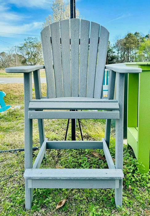 Bar Height Adirondack Chair- Driftwood