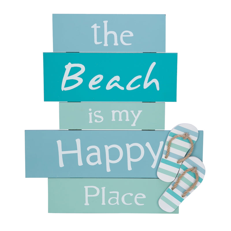 Happy Place 5 Section Plaque