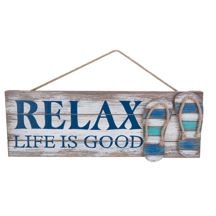 Relax w/ Flip Flops Sign