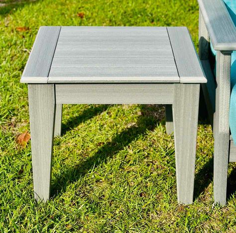 Leisure Living II Series End Table- Driftwood