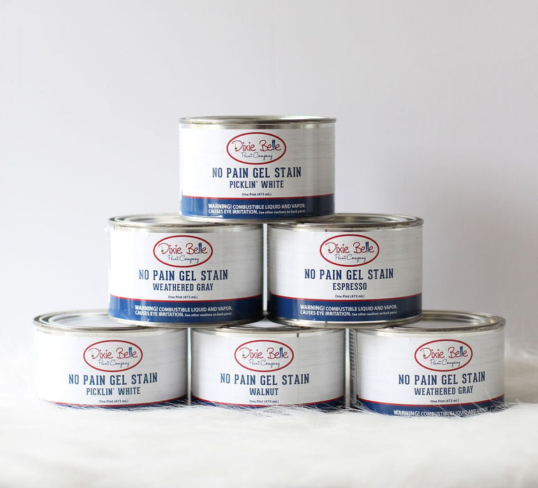 No Pain Gel Stain- Picklin' White 16oz.