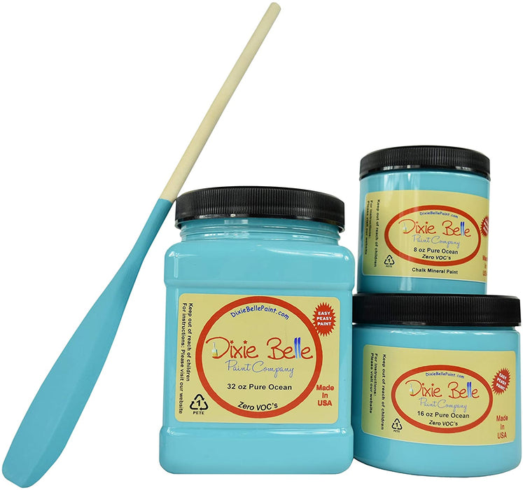 8oz Chalk Mineral Paint- Pure Ocean